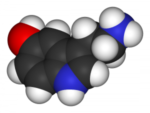 молекула серотонина